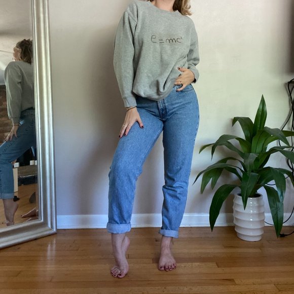 Grey E=MC^2 Sweater - Picture 2 of 3